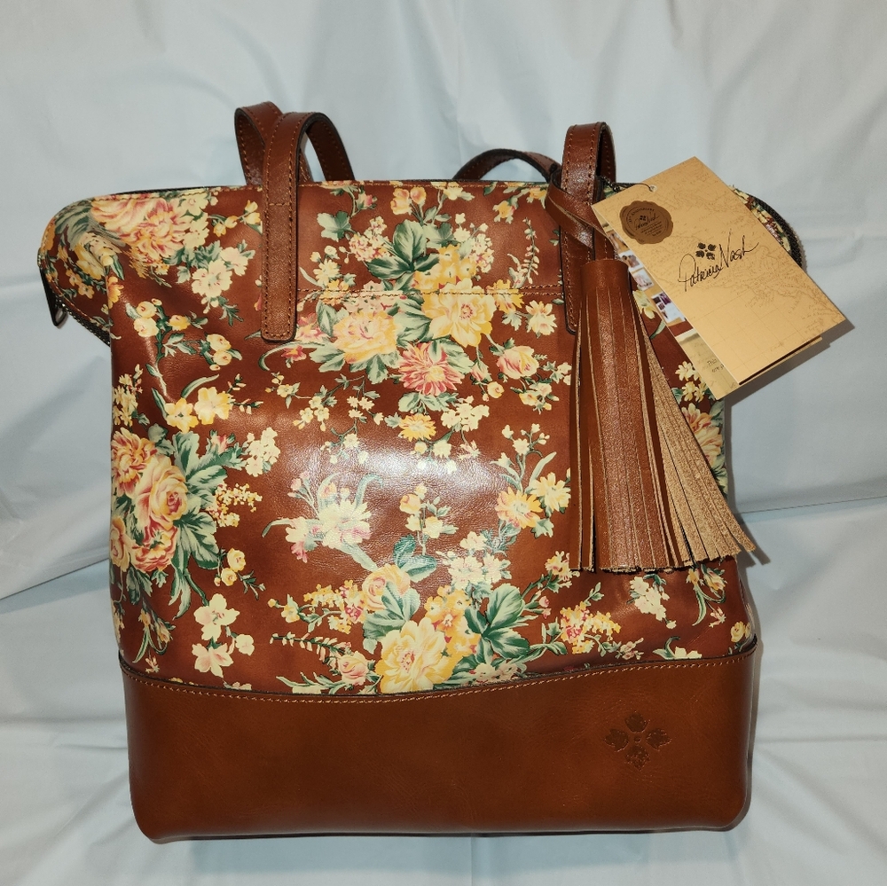 Patricia Nash Large Rochelle Floral Tote. NEW WITH TAGS!